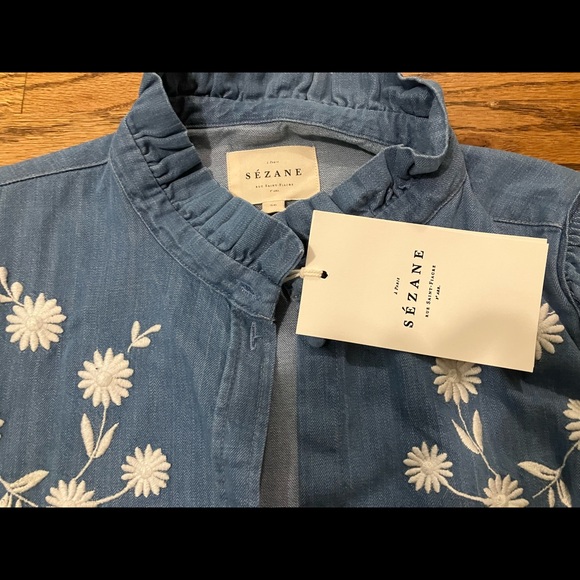 Sezane Lamie blouse 36 NWT - Picture 3 of 6